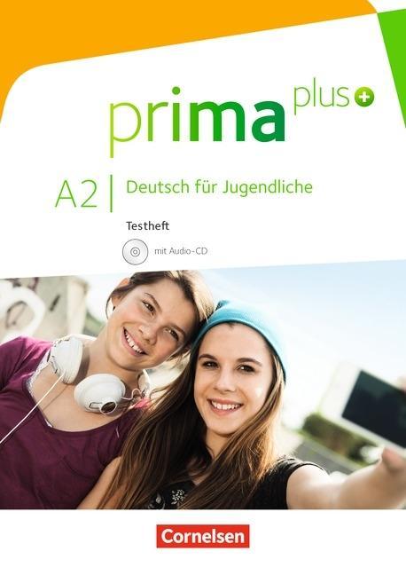 Prima plus A2: Band 1 und 2. Testheft + Audio-CD 