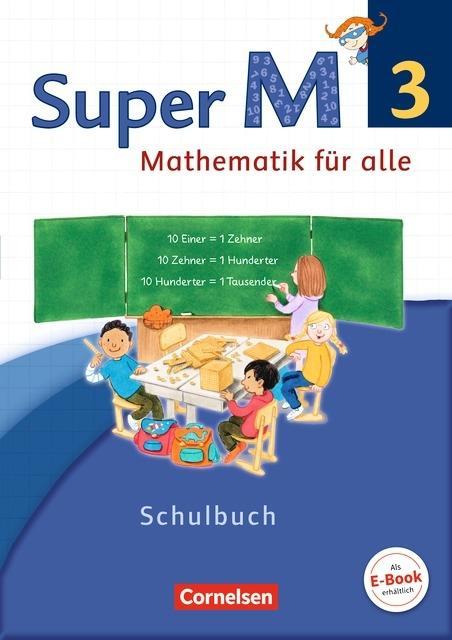 Super M 3. Schuljahr. Schülerbuch mit Kartonbeilagen. Westliche Bundesländer 