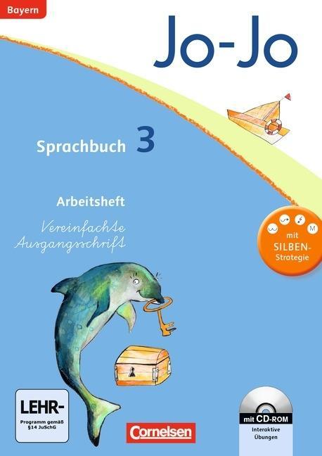 Jo-Jo Sprachbuch 3. Schuljahr. Arbeitsheft. Einzellizenz. Bayern 