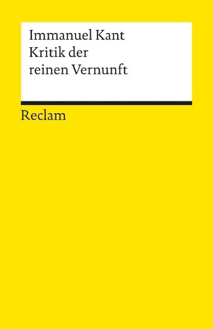 Kritik der reinen Vernunft 