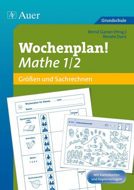 Wochenplan Mathe, Größen und Sachrechnen 1-2 