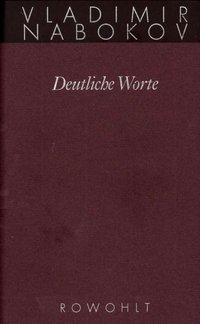 Gesammelte Werke 20. Deutliche Worte 