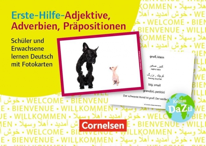 Erste-Hilfe-Adjektive, Adverbien, Präpositionen: Schüler und Erwachsene lernen 