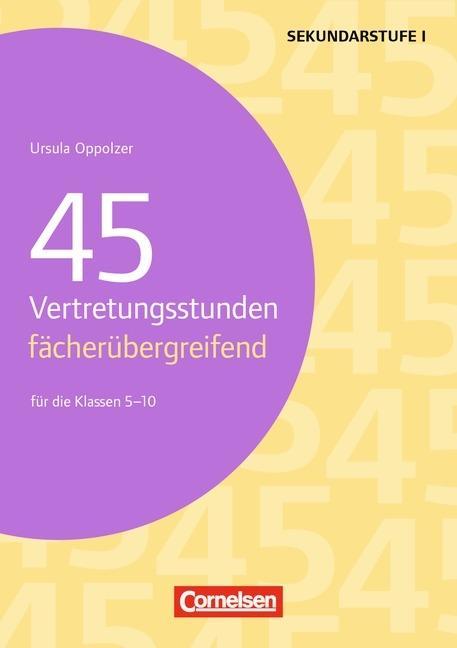 Vertretungsstunden 45 Vertretungsstunden überg. 