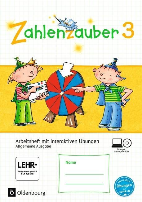 Zahlenzauber 3. Arbeitsheft mit interaktiven Übungen, Allgemeine Ausgabe 