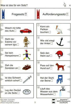 Grammatik 4 Wortarten/Satzbau 
