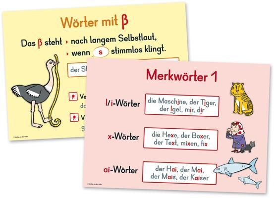 Merk-Poster Rechtschreibung - Aufbauwissen 
