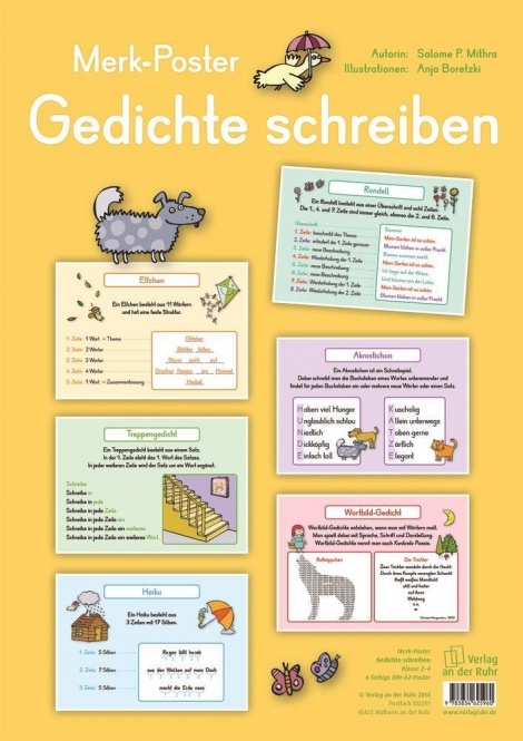 Merk-Poster Gedichte schreiben 