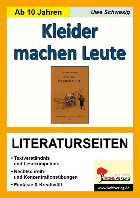 Kleider machen Leute / Literaturseiten 