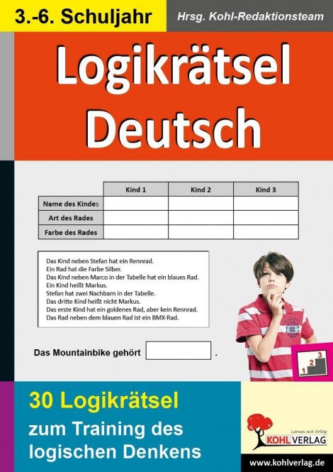 Logikrätsel Deutsch Pfiffige Logicals zum Training des logischen Denkens 