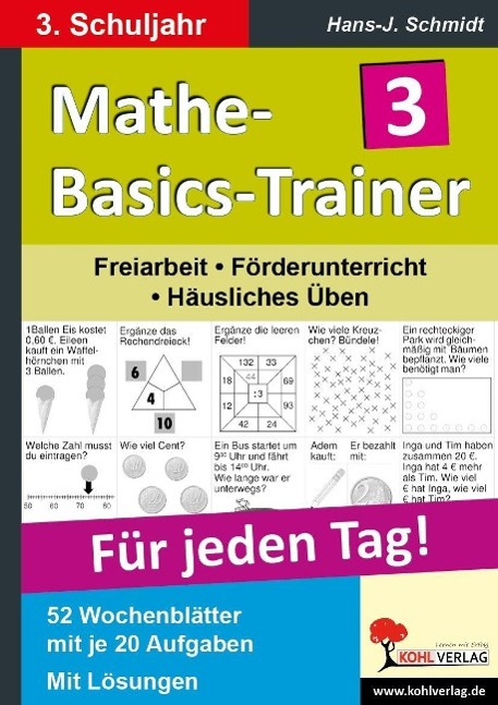 Mathe-Basics-Trainer / Klasse 3  Grundlagentraining 