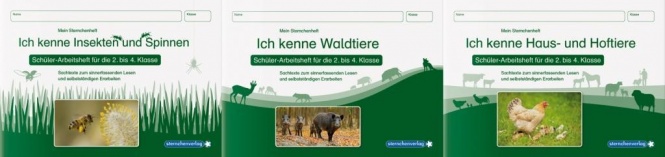 Ich kenne Waldtiere / Haus- und Hoftiere / Insekten und Spinnen. 3 